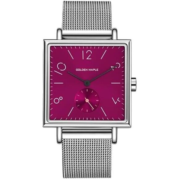 Swiss Quartz Movement Watches for Women Square Watch - Rainbow Series